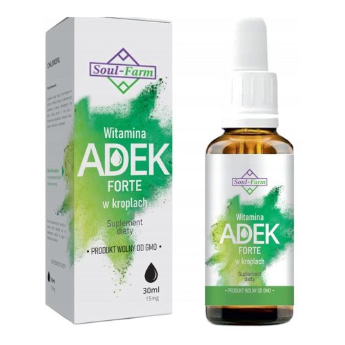 Vitamin ADEK Forte Tropfen 30 ml von Soul Farm - Hochwertige Nahrungsergänzung