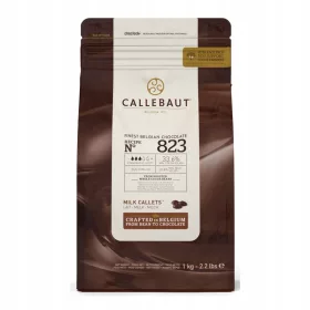   Belgische Milchschokolade Callebaut 823NV, 1kg - Ideal für Backwaren und Desserts