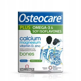   Osteocare Plus: Kalzium, Omega-3, Vitamin D, Soja und Zink für gesunde Knochen