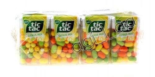 TIC TAC CITRUS MIX – Erfrischende Zitrusfrucht Dragees