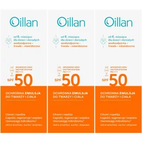   Oillan Sonnenschutzemulsion SPF50 100ml für Kinder und Erwachsene ab 6 Monate