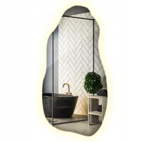    LED-Spiegel 50x100 Designer-Organische Form für jedes Interieur