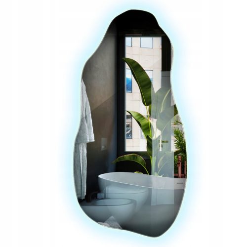  LED-Spiegel 45x90 cm Coole Farbe Unregelmäßige Form Moderner Stil