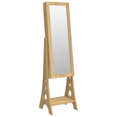  Freistehender Schmuckschrank mit Spiegel und LED