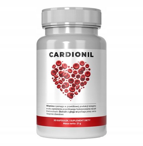 Cardionil – Nahrungsergänzungsmittel zur Unterstützung des Herz-Kreislauf-Systems, 30 Kapseln