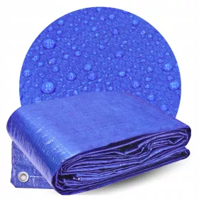   Robuste Blaue Abdeckplane 10m x 15m - Vielseitig und Wetterfest