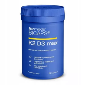   BICAPS Vitamin K2 D3 MAX 60 Kapseln - Gesunde Knochen, Gelenke und Immunsystem