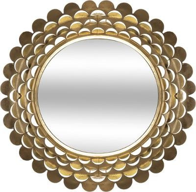  Atmosphera Wandspiegel Kreis Metallrahmen 900 x 900 mm