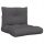  Palettensofa Kissen, 2 Stück, anthrazit, Stoff