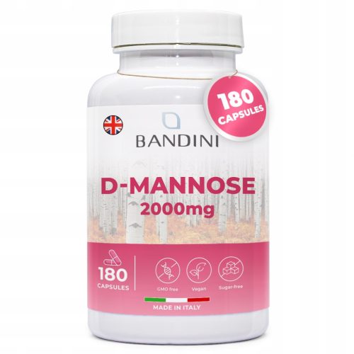 180 VEGANE D-MANNOSE KAPSELN AUS BERKENHOLZ - NATÜRLICHER HARNWEGSCHUTZ