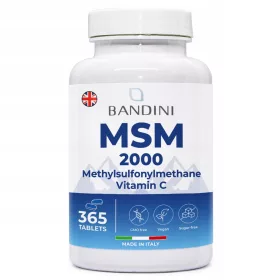   MSM Tabletten mit Vitamin C - Hochdosiert für Gelenke und Immunsystem