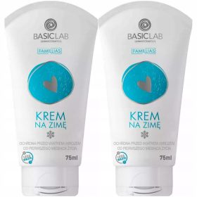   BasicLab Schutzcreme für den Winter mit Lipiden und Vitamin E, 2 x 75ml