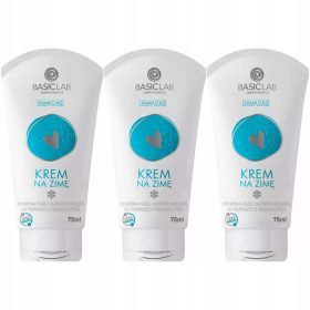   BasicLab Famillias Lipidowy Schutzcreme für das Gesicht mit Vitamin E, 3 x 75ml