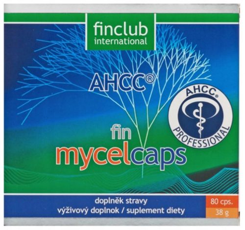 FIN Mycelcaps Shiitake AHCC Professional - Nahrungsergänzungsmittel mit 80 Kapseln