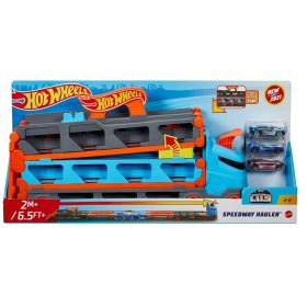  Mattel Hot Wheels City Rennstrecke 2-in-1 Renntransporter