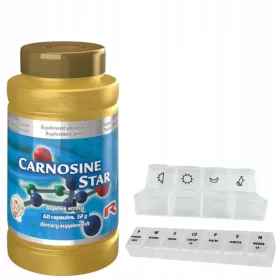   Starlife CARNOSINE STAR mit Vitamin E und Coenzym Q10, 60 Kapseln + Gratis Geschenk
