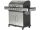  Gas-Gartengrill, 20 kW, Yato, Edelstahl, massiver Gusseisenrost