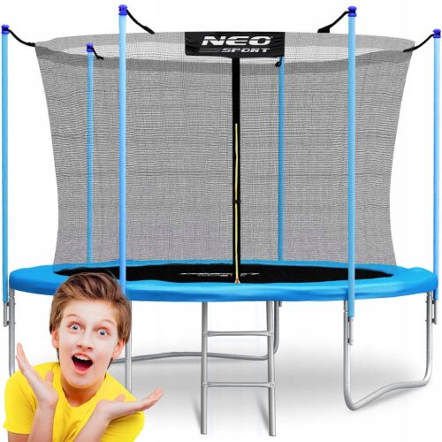  Trampolin mit Netz Neo-Sport 183 cm FT 6 (180-183 cm)