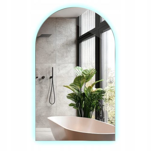  Ovaler LED-Wandspiegel 40 x 70 cm mit Hintergrundbeleuchtung für jeden Raum