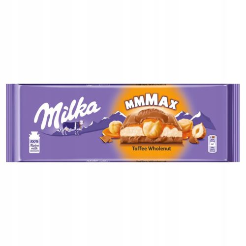 Milka Milchschokolade mit Toffi und ganzen Haselnüssen 300g
