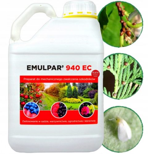 Emulpar 940 EC - Natürliches Schädlingsbekämpfungsmittel auf Rizinusölbasis, 5 Liter