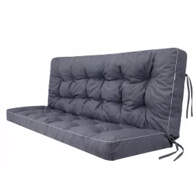    Auflage für Hollywoodschaukel für Gartenbank 180cm groß wasserfest + 2 Kissen