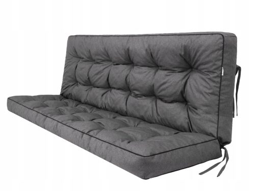  Schaukelauflage für Gartenbank 140cm dick wasserfest + 2 Kissen