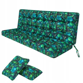   Schaukelauflage für Gartenbank, 150 cm, dick, wasserdicht + 2 Kissen