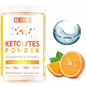   BeKeto Elektrolyte in Pulverform Sonnenorange 200g - Förderung der Hydration und Energie