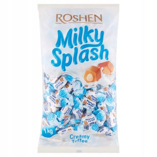 Roshen Milky Splash Toffi mit Milchfüllung 1 kg