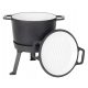  Standkessel aus Gusseisen 3in1 Emaillierter Topf 15 Liter Grill MK606