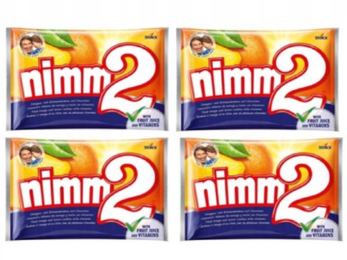 Nimm2 Fruchtbonbons mit Vitaminen - Orange & Zitrone, 4 x 429 g