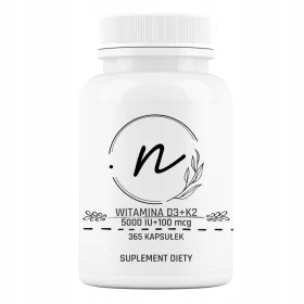   Nature Pro Vitamin D3 + K2 - Unterstützung für Knochen und Kreislauf, 365 Kapseln
