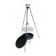  GARTENGRILL DREIBEIN INOX ROST 45cm + KAMIN 50CM