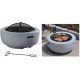  ELEGANTE GARTENKAMINSCHALE aus Stein 4 in 1 GRILLKAMIN TERRASSE GARTEN