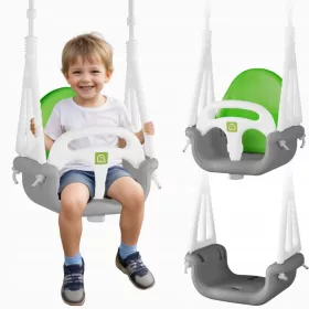  Ricokids 3in1 Elefanten-Eimerschaukel Grau Grün