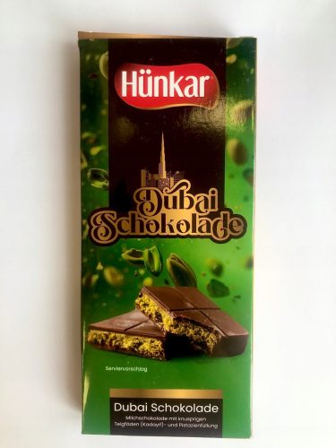 Dubai Schokolade mit Pistazien und Kadayif, 185g - Dubai Chocolat