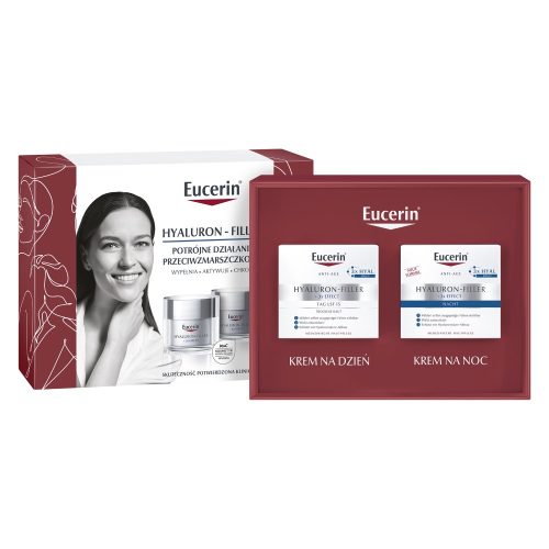 EUCERIN HYALURON FILLER Krem przeciwzmarszczkowy na Dzień SPF15 + Noc 50ml