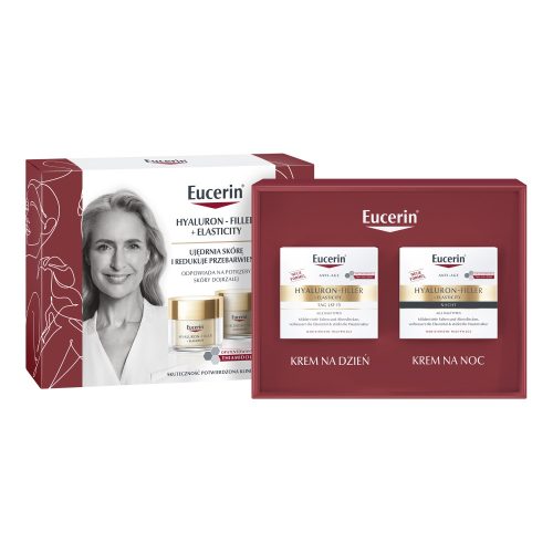 EUCERIN HYALURON FILLER ELASTICITY Krem na zmarszczki dzień SPF15 +Noc 50ml