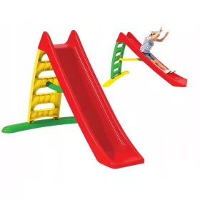 Große Gartenrutsche mit Wasserspritze, 170 cm Rutsche