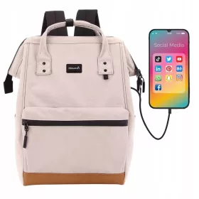   Himawari® Stylischer Urbaner Rucksack für Teenager Mädchen mit USB-Port