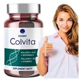   Colvita Colway: Kollagen Kapseln mit Fischkollagen, Algen & Vitamin E für jugendliche Haut