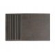  Gusseisen Grillplatte Guss rechteckig 50 x 30 cm