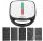 Toast-Waffeleisen, Panini-Sandwichmaker, Grill, Tortilla-Toaster, 5-in-1-Toaster, 1200 W