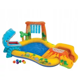  Wasserspielplatz mit Rutsche Intex 57444 Dino Pool
