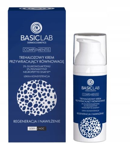 BasicLab Trehalose-Gesichtscreme für leichte Hautbalance, 50 ml