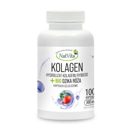 Kollagen Skin Peptide mit Wildrosenextrakt - Kapseln zur Hautpflege, 100 Stück