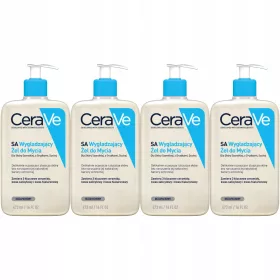   CeraVe SA Glättendes Reinigungsgel für raue Haut mit Unebenheiten 4x473ml