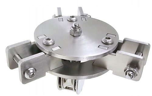 Gartengrill-Stativ - Edelstahl-Top-Mount-INOX-Feuerkammerblock