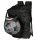 Sportlicher Rucksack Schwarz mit Schuh-/Ballnetz